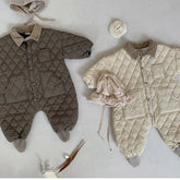 Baby warm romper coat in winter