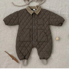Baby warm romper coat in winter