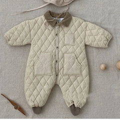 Baby warm romper coat in winter