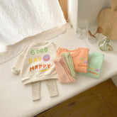 Baby GOOD DAY HAPPY Print Top