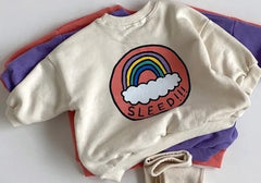 Baby Rainbow Print Top