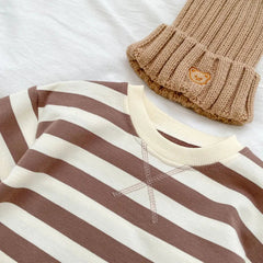 Baby Striped Print Romper