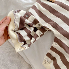 Baby Striped Print Romper