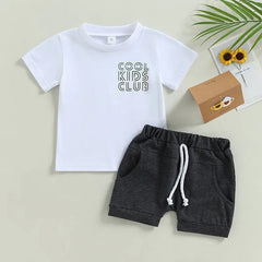 2pcs Baby Boy Print Set