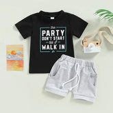 2pcs Baby Boy Print Set