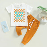 2pcs Baby Boy Best day ever Print Set