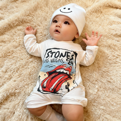 Baby Stones Print Romper