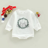 Baby Christmas Print Romper