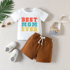 2-Piece Baby Bset Mom Ever Set
