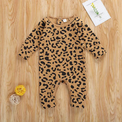 Baby Lopard Print Romper