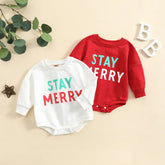 Baby Stay Merry Romper