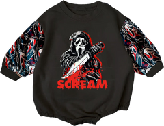 Baby Scream print Romper