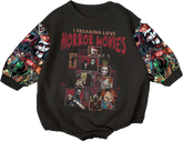 Baby Horror Movies Print Romper