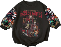 Baby Horror Movies Print Romper