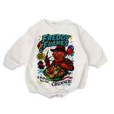 baby halloween print romper