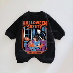 Baby Halloween Print Romper