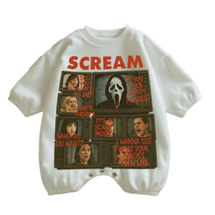 Baby Halloween Print Romper