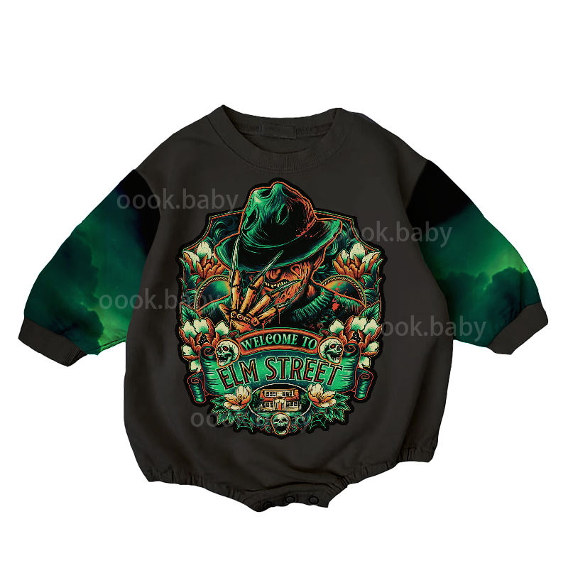 Baby Halloween Print Romper