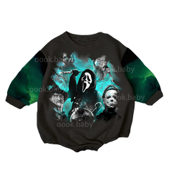 Baby Halloween Print Romper