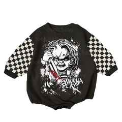 Baby Halloween Print Romper