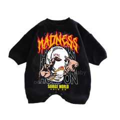 Baby Savage world Print Romper