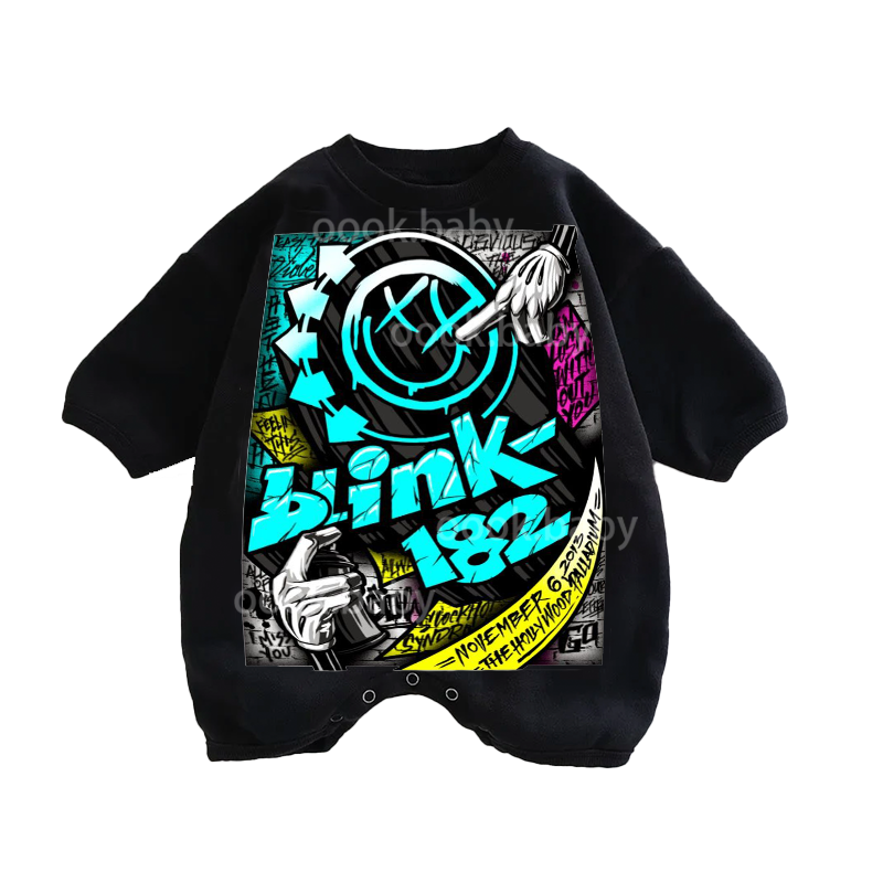 Baby Blink Print Romper