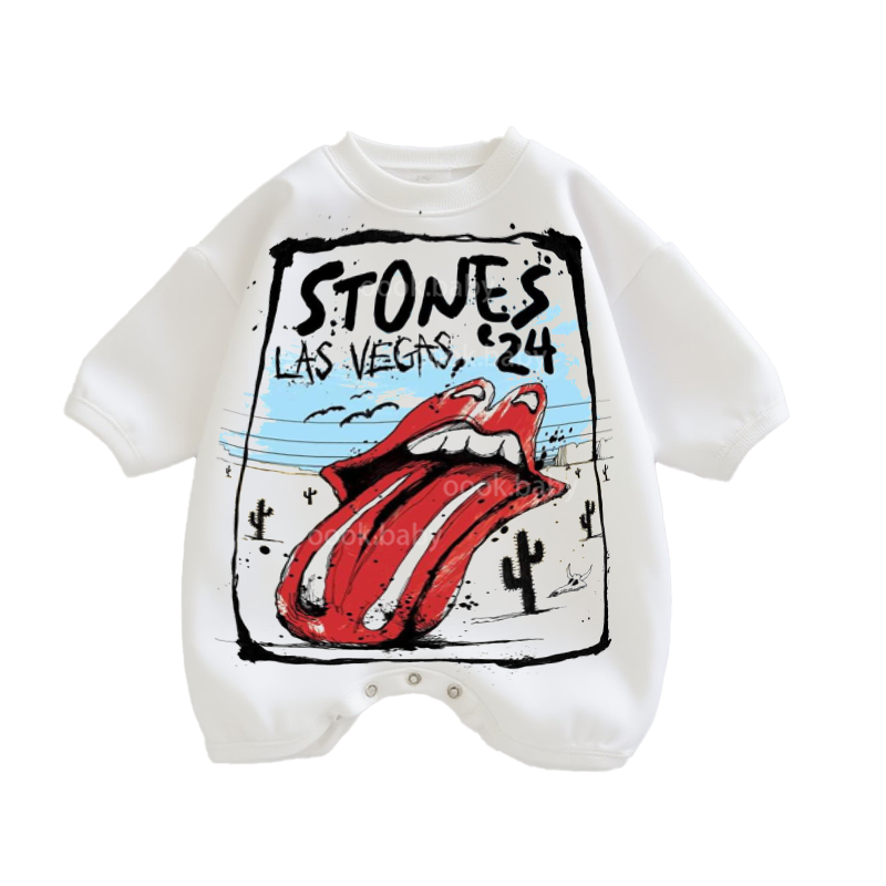 Baby Stones Print Romper