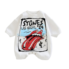 Baby Stones Print Romper