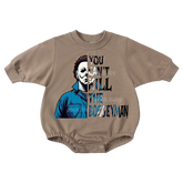 You can't kill The boogeyman Print Romper