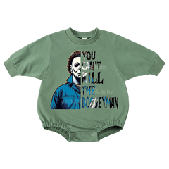 You can't kill The boogeyman Print Romper