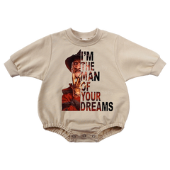 I'm The Man Of Your Dreams Print Romper