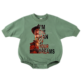 I'm The Man Of Your Dreams Print Romper