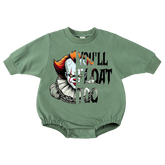 You can't kill The boogeyman Print Romper