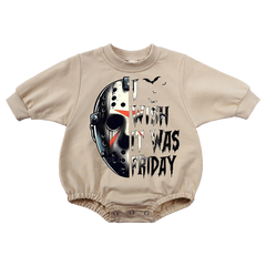 I Wish It Was Friday Print Romper