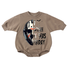 I Wish It Was Friday Print Romper