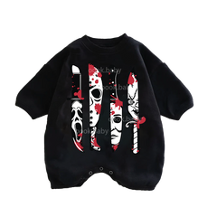 Baby Halloween Print Romper