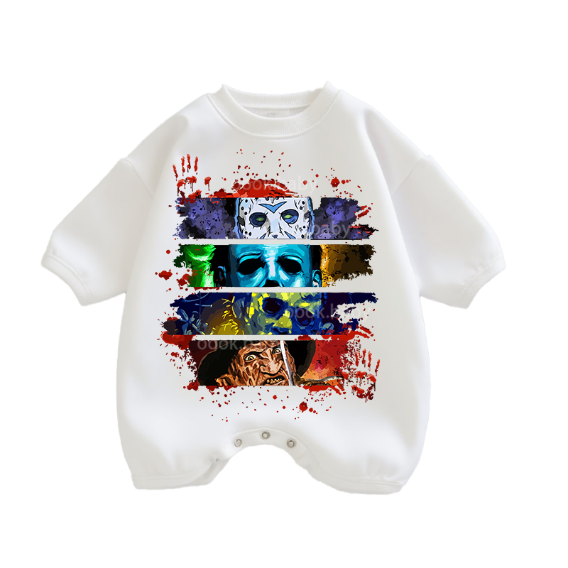 Baby Halloween Print Romper