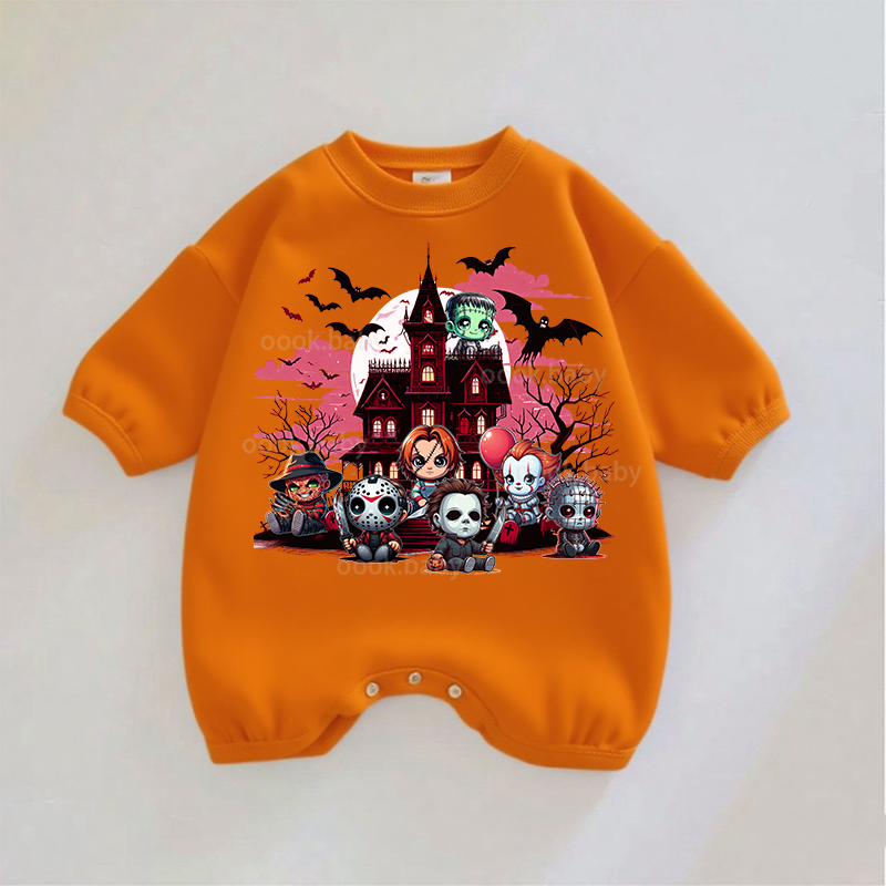 Baby Cute Halloween print Romper