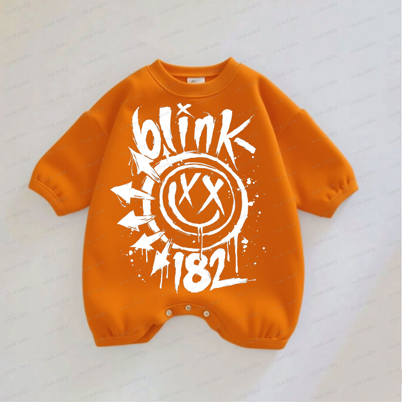 Sweet Blink face Baby Romper