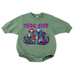 Baby Thug Life Print Romper