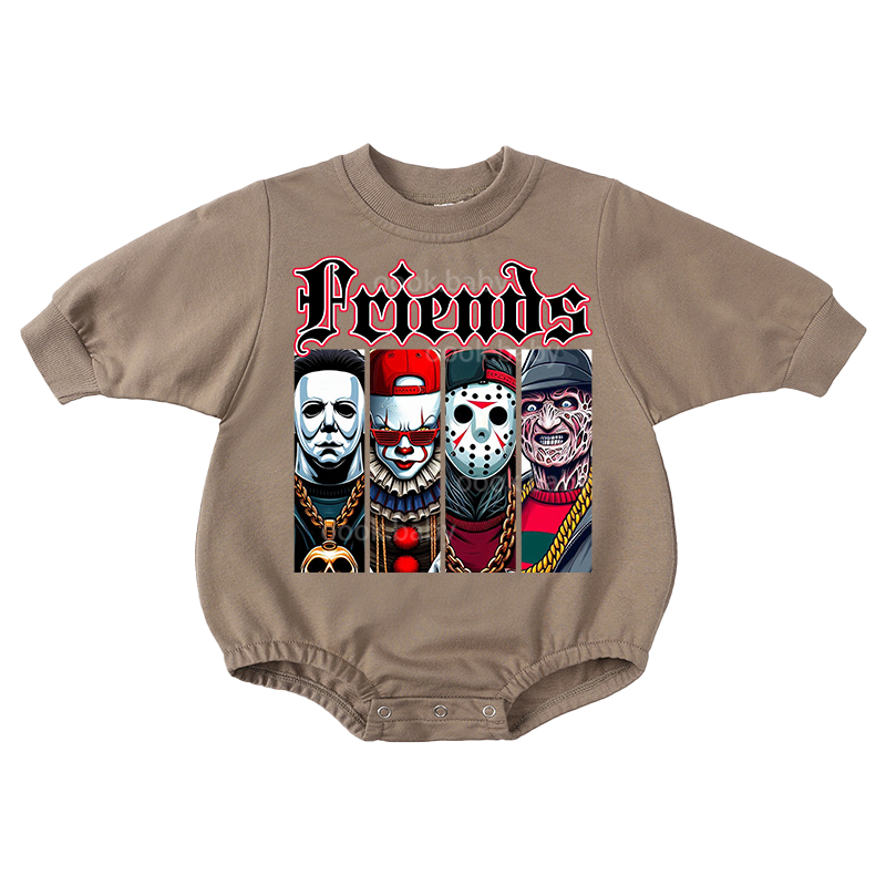 Baby Friends Print Romper