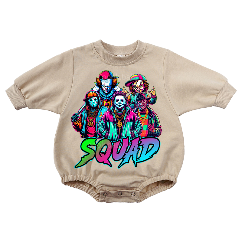 Baby Squad Print Romper