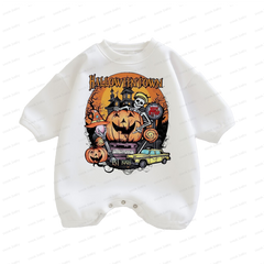 Baby Halloween Print Romper