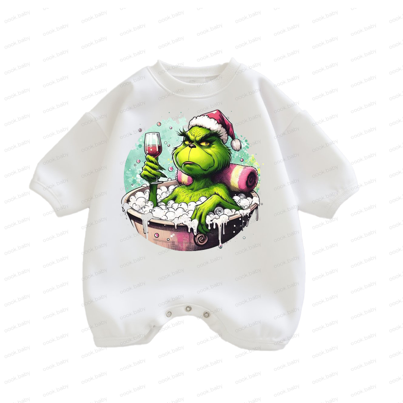 Baby Christmas Print Romper