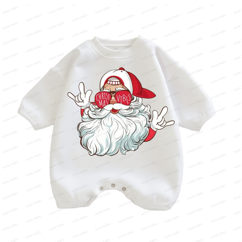 Baby Christmas Print Romper