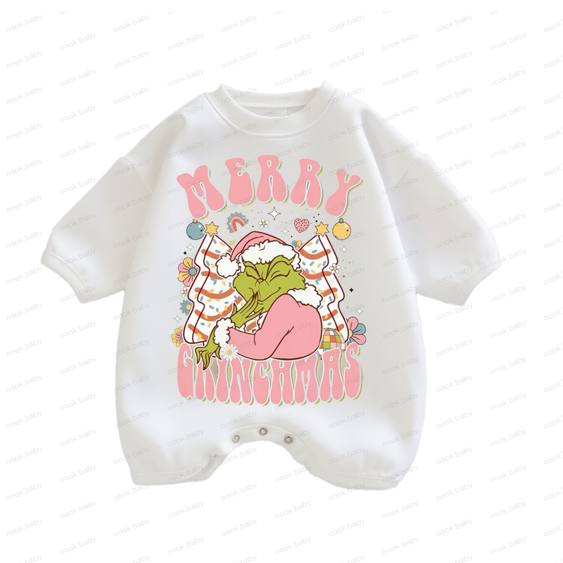Baby Christmas Print Romper