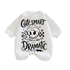 Baby Cute-Smart Print Romper