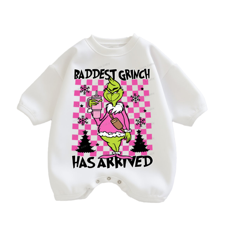 Baby Baddest Print Romper