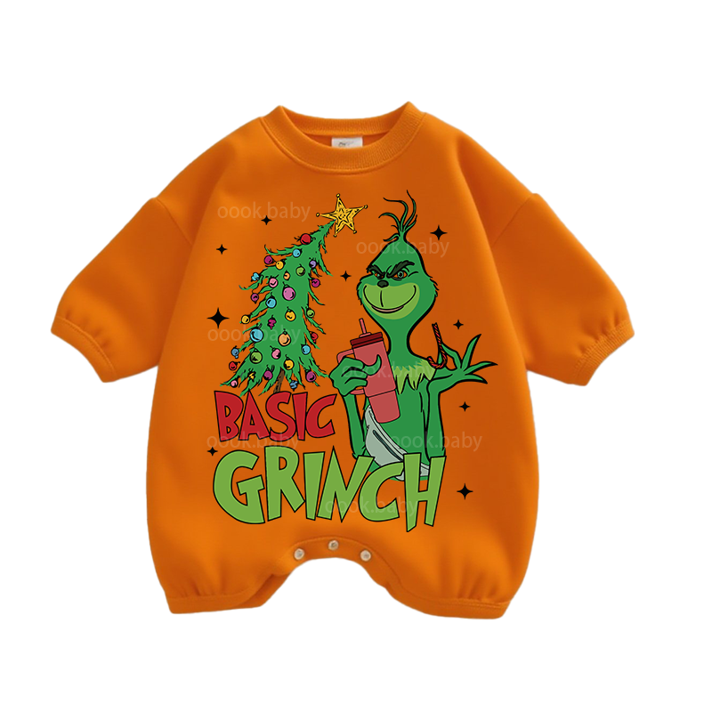 Baby Christmas Print Romper