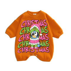 Baby is Thjis Jolly Print Romper